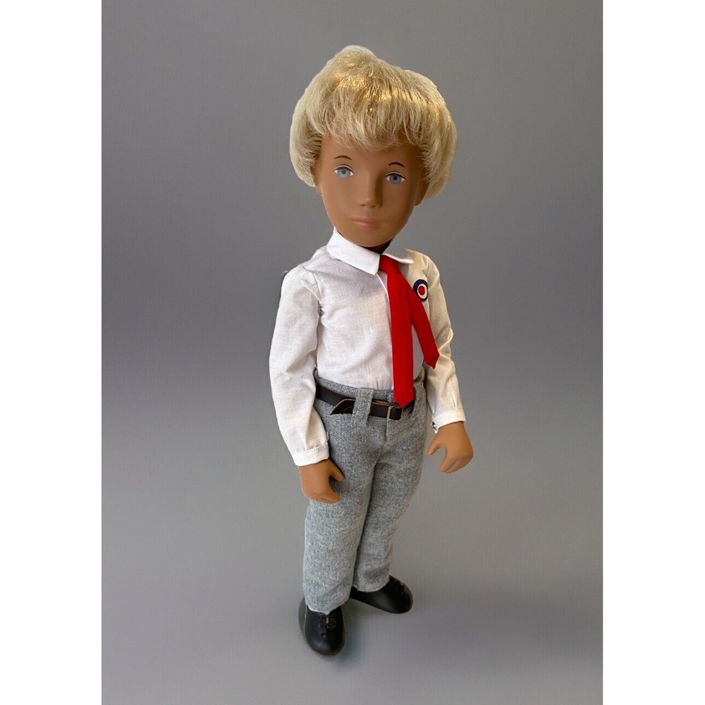 Gregor Sasha Doll 314 S Blonde‎ School Boy Dressed Original Clothes Trendon - Picture 9 of 9